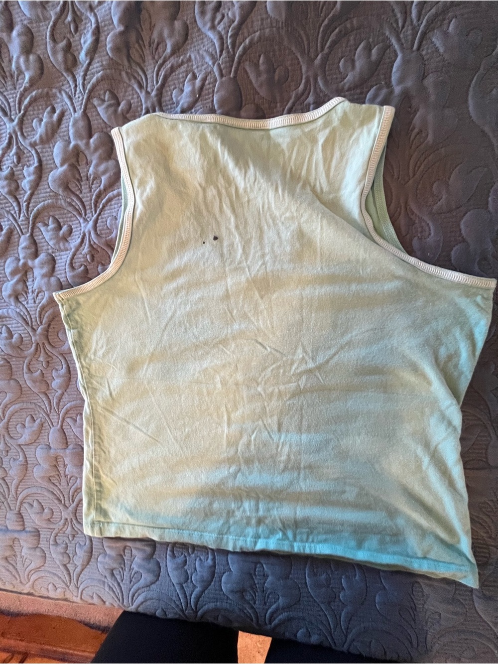 Light Green Women’s Tank Top - Casual Sleeveless Top